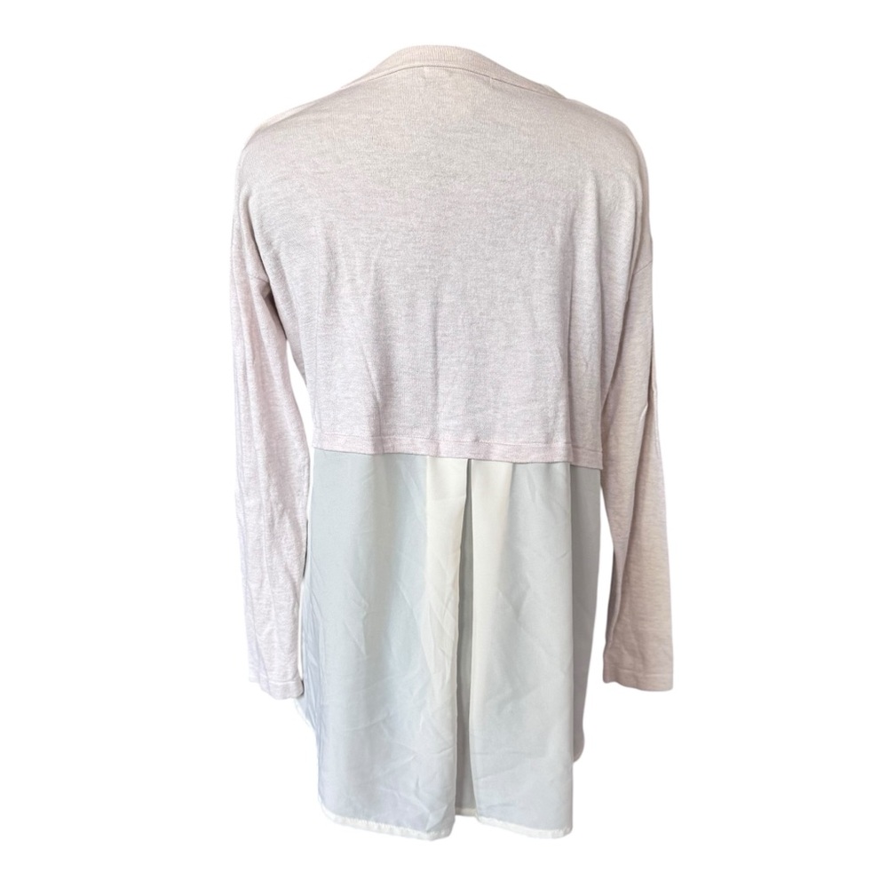 August Silk Women's Sweater w/ Sheer Back